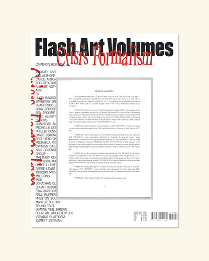 FLASH ART #Volumes 002 CRISIS FORMALISM