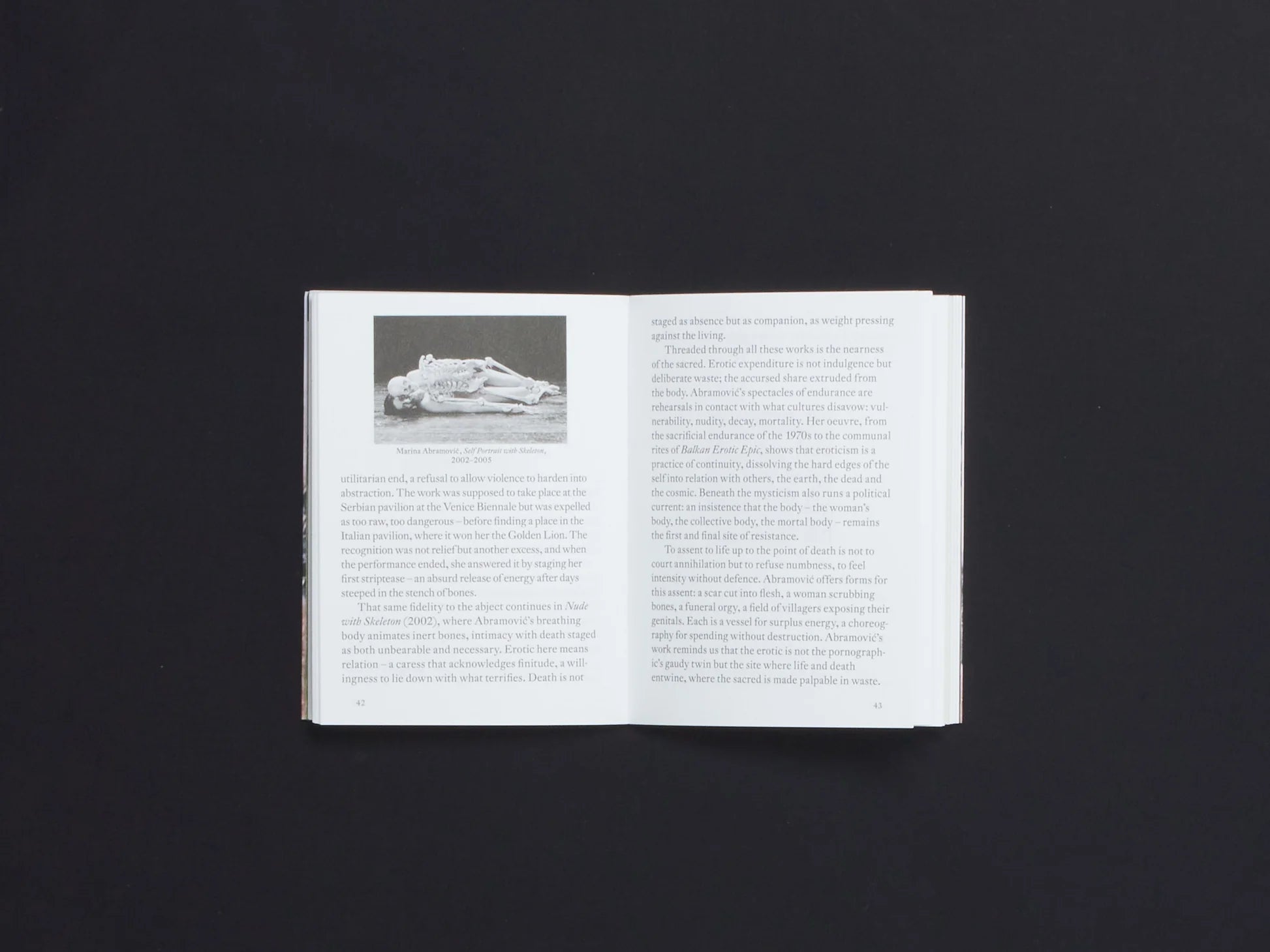 Marina Abramović: On the Erotic