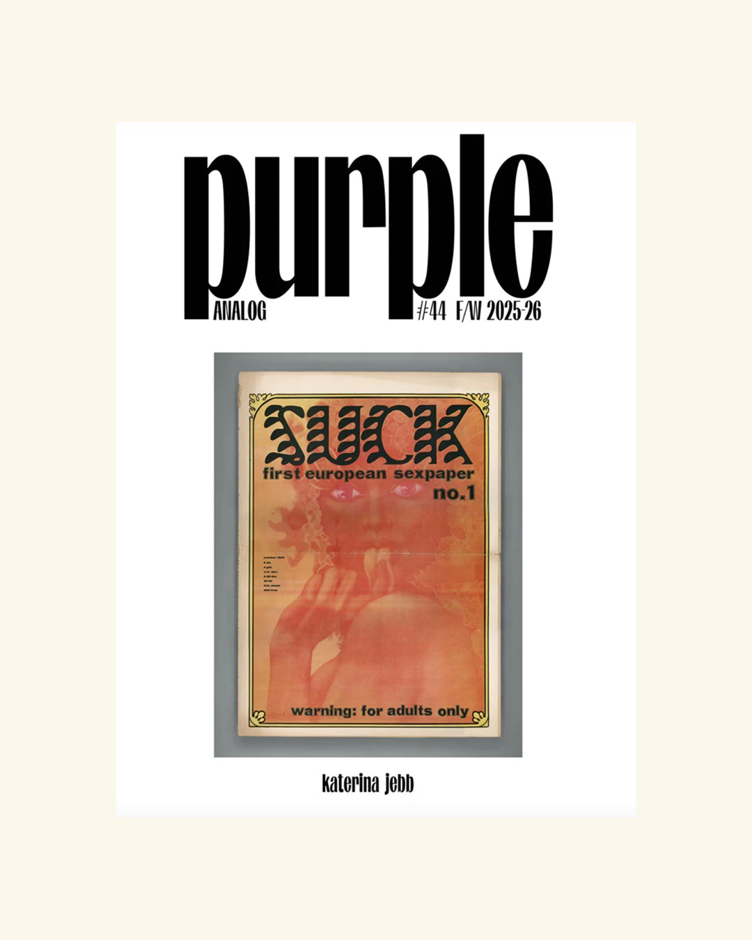 Purple Fashion,  #44 F/W25 The Analog Issue