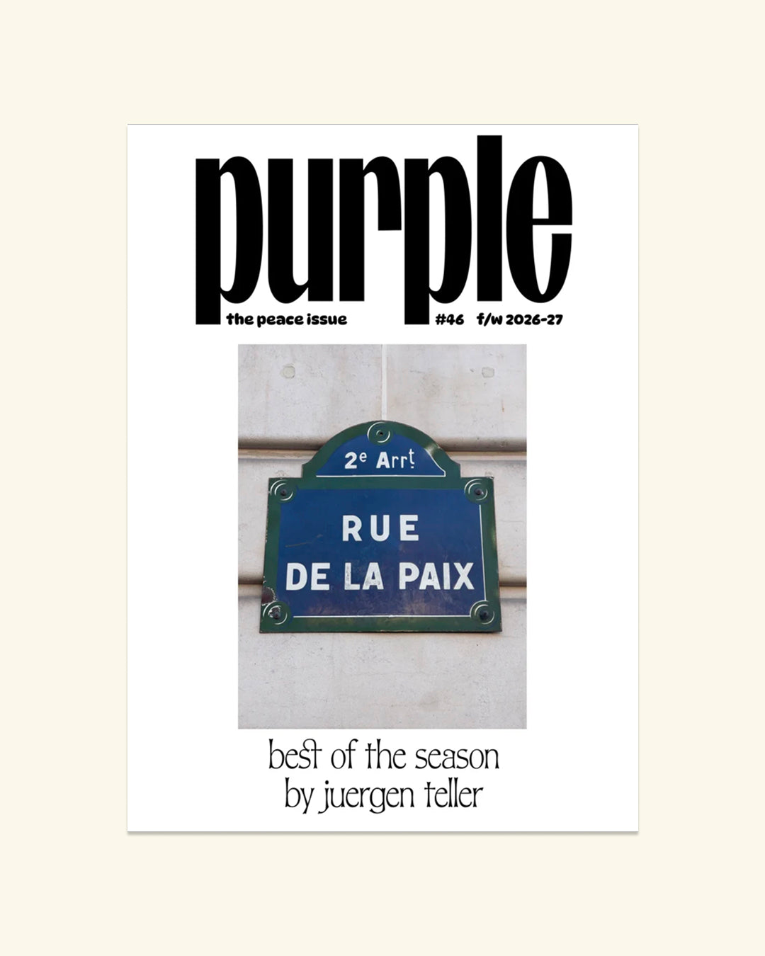 Purple Fashion #46 The Peace Issue